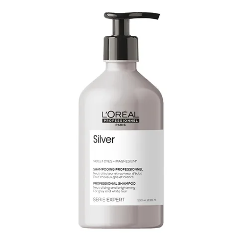 Loreal Professionnel Color Balancing Purple Shampoo for Very Light Blonde, Gray and White Hair 500 ml