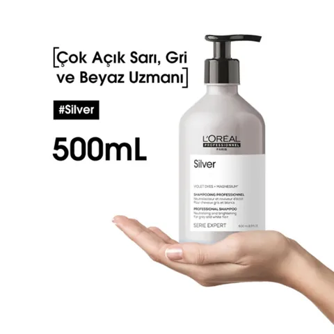 L'Oreal Paris شامبو لوريال بروفيشنال البنفسجي للشعر الأشقر الفاتح والرمادي 500 مل