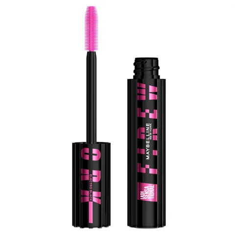 Maybelline ماسكارا مايبيلين فايروورك إلكترو بلاك كثافة ولمعان 360 درجة
