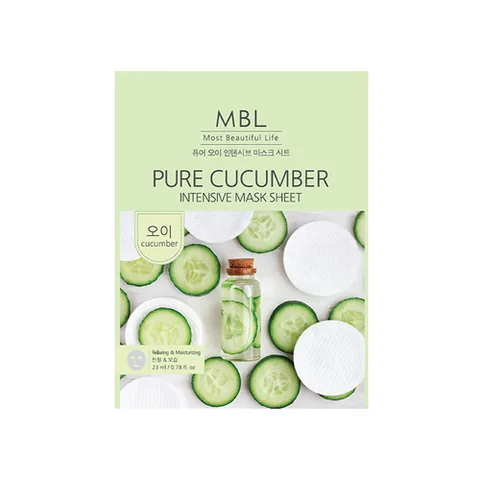 Teresia Mbl Pure Cucumber Intensive Mask Sheet 23 ml