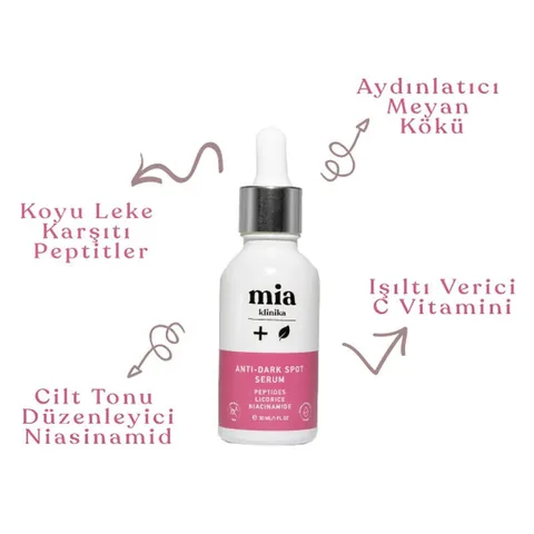 Сыворотка для выравнивания тона кожи и борьбы с пигментацией Mia Klinika 30 мл