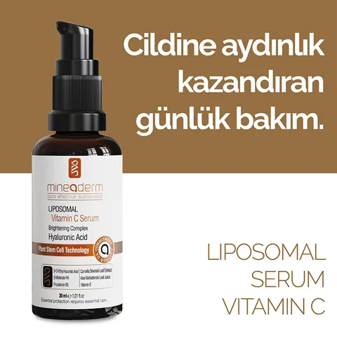 Mineaderm Liposomales Vitamin C Serum - Aufhellend &amp; Hydrierend 30ml