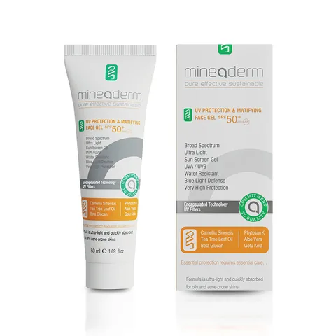 Гель для лица Mineaderm УФ-защита и матирование SPF50+ 50 мл
