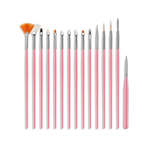 Nascita Pink Nail Brush Set Of 15