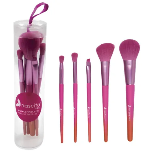 Nascita 5-teiliges Profi-Make-up-Pinselset - Weich &amp; Vielseitig