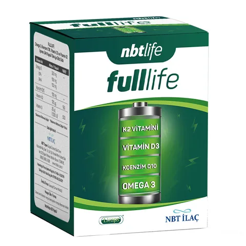 مكمل غذائي فول لايف 30 كبسولة من إن بي تي لايف Nbt Life