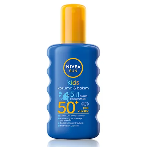 Солнцезащитный увлажняющий спрей для детей SPF 50 200 мл от Nivea