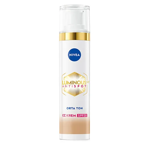 Крем для лица Nivea Luminous630 CC от пигментных пятен SPF30 средний тон 40 мл
