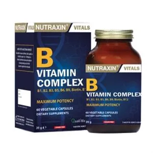 Комплекс витаминов группы B 60 капсул от Nutraxin