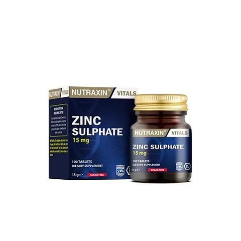Nutraxin Zink 15 mg Tabletten - Unterstützung des Immunsystems & Wundheilung