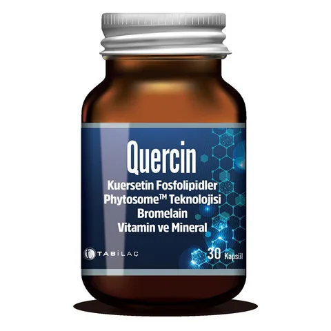 Quercin Quercetin, Bromelain, Vitamin and Mineral 30 Capsules