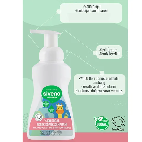 Siveno Naturales Baby Schaumshampoo 250ml