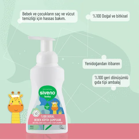 Siveno Naturales Baby Schaumshampoo 250ml
