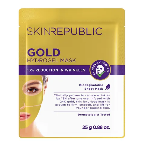 Skin Republic Gold Hydrogel Gesichtsmaske - 25g