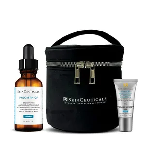 Skinceuticals سكينسوتيكلز فلوريتين سي إف 30 مل + كريم تفتيح متقدم 15 مل حقيبة هدايا