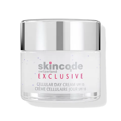 Skincode كريم نهاري حصري من سكين كود بعامل حماية من الشمس 15 50 مل