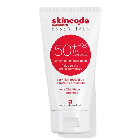 Skincode لوشن حماية الوجه من الشمس من سكين كود إسينشالز بعامل حماية 50، 100 مل