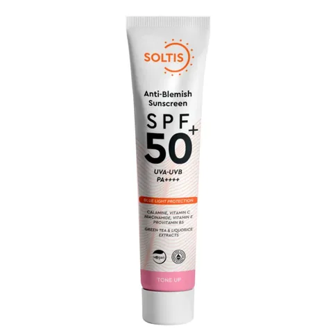 Soltis Pink Sonnencreme 50ml - Ton ausgleichend & Anti-Flecken