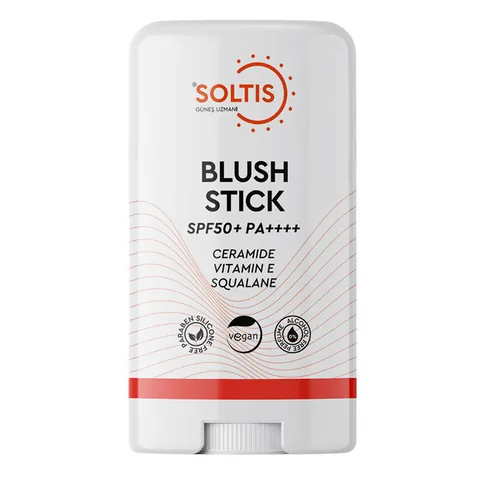 Soltis Feuchtigkeitsspendender Blush Stick SPF 50+ | 15g