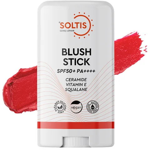 Soltis Feuchtigkeitsspendender Blush Stick SPF 50+ | 15g