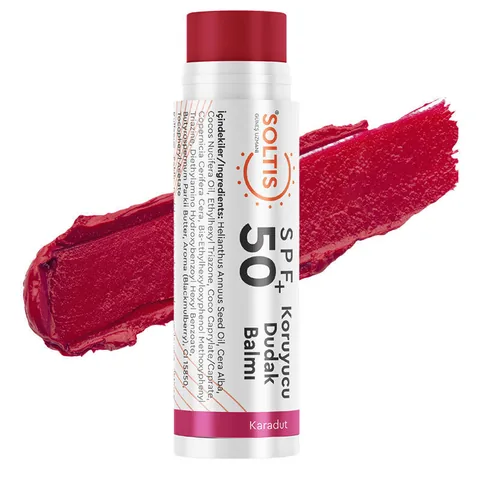 Soltis Farbiger Lippenbalsam SPF50+ - Schwarze Maulbeere 5ml