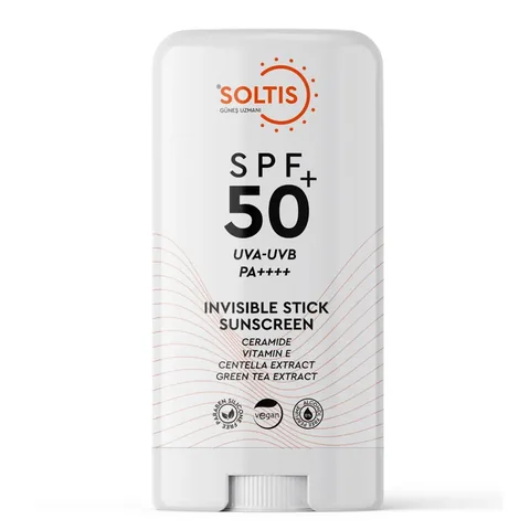 Soltis SPF50+ Transparenter Stick Sonnenschutz 15g