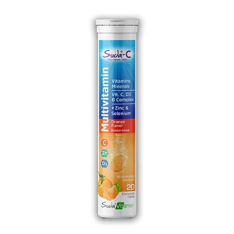 Suda Vitamin In Suda MultiSuda Vitamin Orange 20 effervescent Tablets