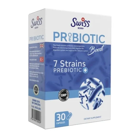 Swiss Bork Probiotic Boost Food Supplement 30 Capsules