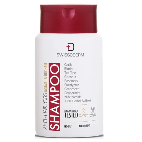 Шампунь Swissoderm против выпадения волос 300 мл - для нормальных и сухих волос