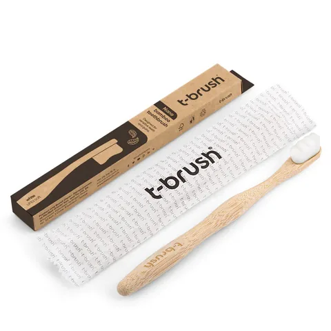 T-Brush Bamboo Ultra Soft White Toothbrush