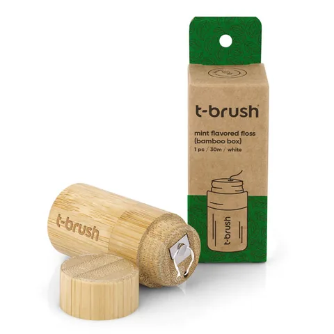 Зубная нить T-brush Mint Bamboo Box