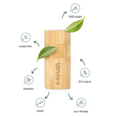 Зубная нить T-brush Mint Bamboo Box