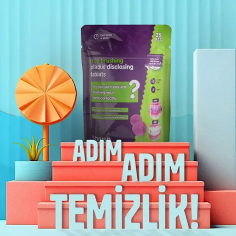 T-Brush فرشاة تي أقراص كاشفة للبلاك ٢٥ قرصًا