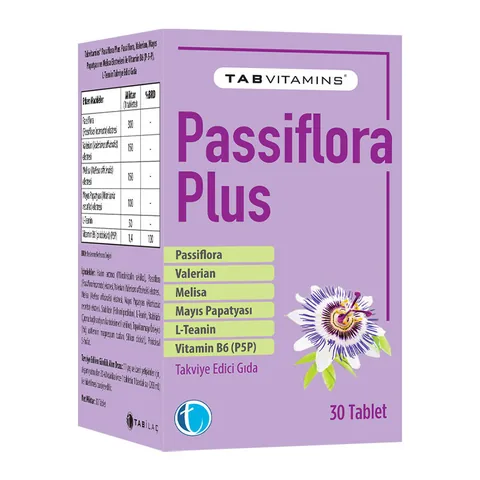 Tabvitamins Passiflora Plus Dietary Supplement 30 Tablet