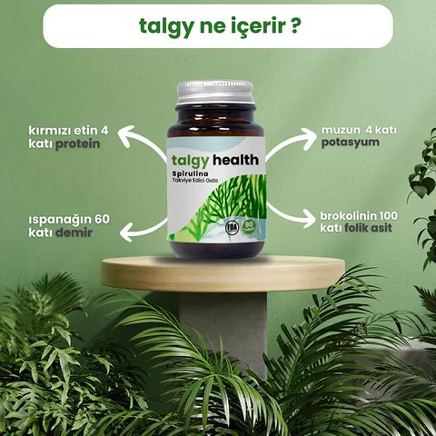 Talgy Health Spirulina Tabletten - 90 Stück