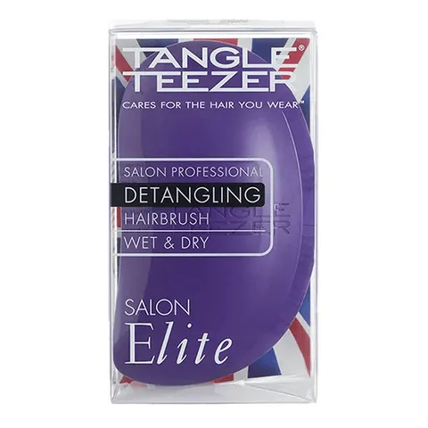 Tangle Teezer فرشاة شعر تانجل تيزر الأصلية صالون إيليت أرجوانية أرجوانية