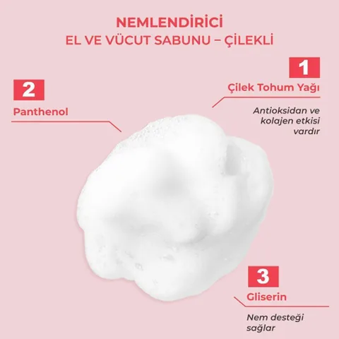 The Bath Factory صابون مرطب لليدين والوجه والجسم من ذا باث فاكتوري فراولة 80 جرام