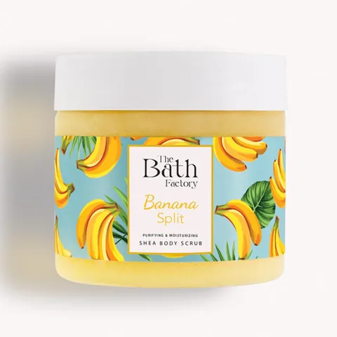 The Bath Factory مقشر الجسم من ذا باث فاكتوري بنكهة الموز 300 غرام