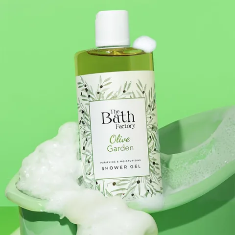 The Bath Factory جل الاستحمام بزيت الزيتون من ذا باث فاكتوري 400 مل