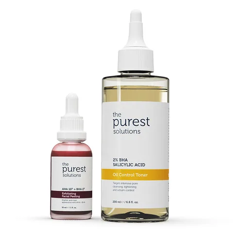The Purest Solutions BHA Hautpflege Set für klarere Haut