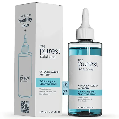The Purest Solutions تونر التقشير والتوضيح من ذا أنقى الحلول 200 مل