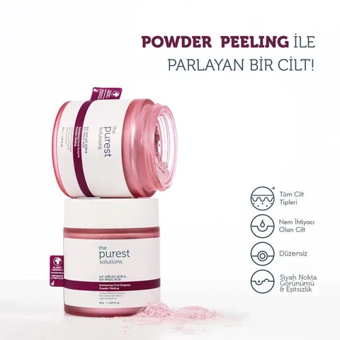 بودرة تقشير إنزيم الفاكهة 55 غ من ذا بيورست سلوشنز The Purest Solutions