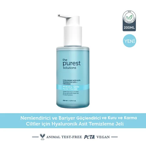 Sanfte feuchtigkeitsspendende Gesichtsreinigung 200ml