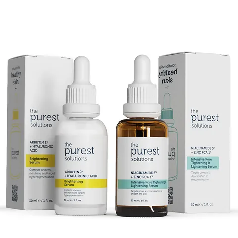 The Purest Solutions مجموعة العناية المركزة المضادة للبقع الداكنة من ذا بيورست سوليوشنز