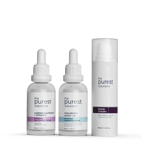 Purest Solutions Anti-Aging Augenpflege Set für jugendliche Haut