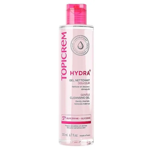 Topicrem Hydra+ Face and Body Cleansing Gel 200 ml
