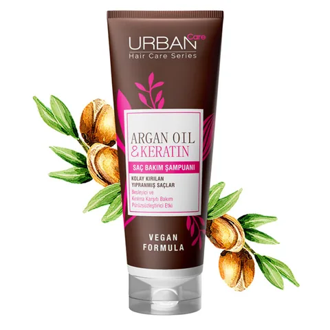 Urban Care Argan Oil & Keratin Hair Care Shampoo 250 ml
