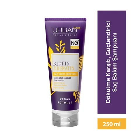 Шампунь для волос Urban Care с биотином и кератином 250 мл