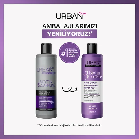 Шампунь Urban Care Expert Series с биотином и кофеином 350 мл