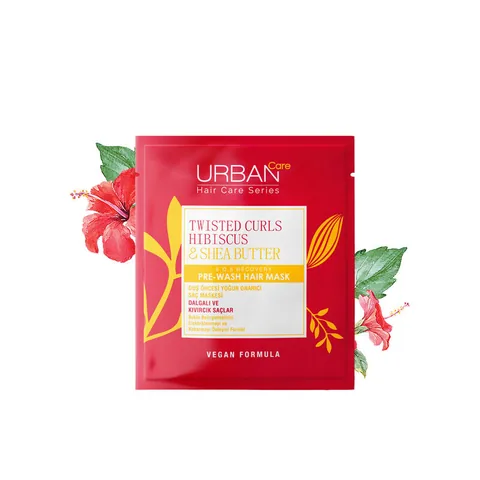 Urban Care Twisted Curls Hibiscus And Shea Butter Pre-shower Hair Care Mask 50 ml